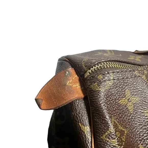 Louis Vuitton Monogram LV Leather Speedy 35 Travel Bag (LVXX200) - Picture 6 of 14